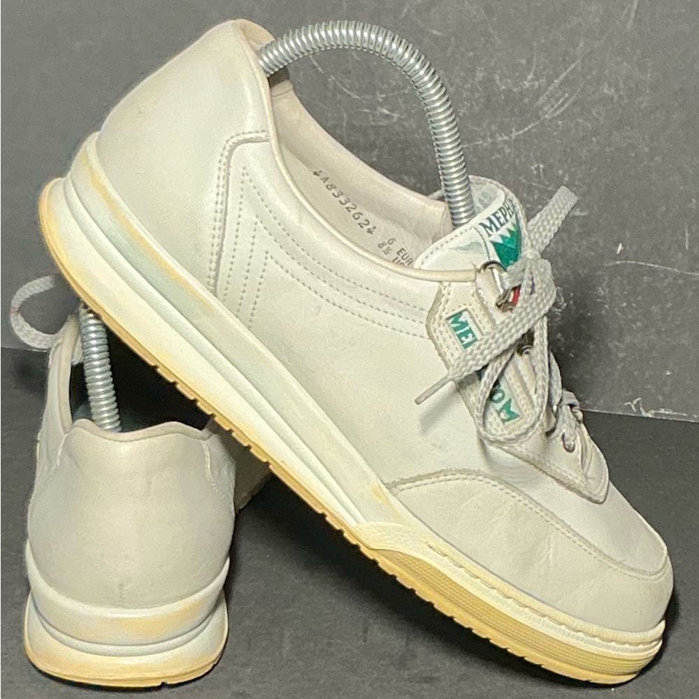 Mephisto Match Run Off Full Grain Leather Cream Women’s US 8.5 *Great Condition*